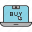 buy, button, cursor, online, ecommerce, shop, icon 