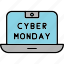 cyber, monday, online, shop, business, cybermonday, sale, discount, store, ecommerce, icon 