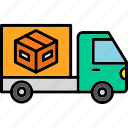 delivery, truck, fast, logistics, shipping, icon
