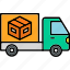 delivery, truck, fast, logistics, shipping, icon 