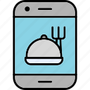 online, food, order, ecommerce, icon