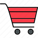 shopping, cart, basket, buy, ecommerce, icon