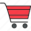 shopping, cart, basket, buy, ecommerce, icon 
