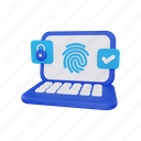 fingerprint, access, password, security, protection, safety, unlock 