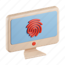 computer, fingerprint, protection, biometric, security, identification 