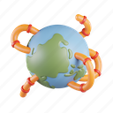 globe, worm, earthworm, planet, earth, internet, cyber 
