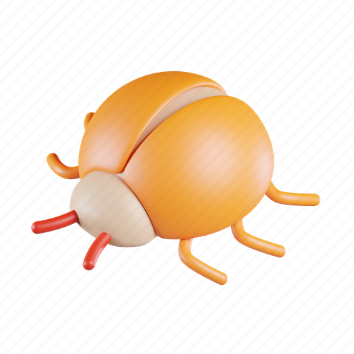 Bug, virus, malware, insect, threat 3D illustration - Download on Iconfinder