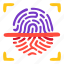 fingerprint, biometric, scan, finger, security 