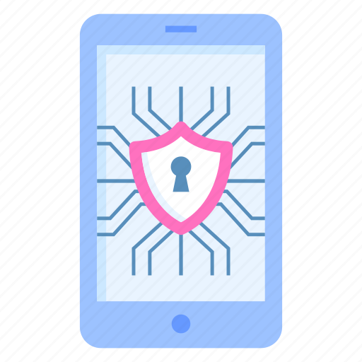 Mobile, network, security, protection, smart, lock, safety icon - Download on Iconfinder