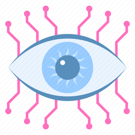 Eyber, eye, mechanical, view, monitoring, observation, intelligence icon - Download on Iconfinder