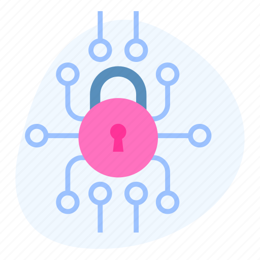 Secure, network, cyber, security, digital, lock, encryption icon - Download on Iconfinder