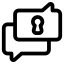 encrypted, encryption, chat, message, communication, conversation, secure 