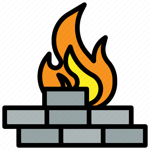 Firewall, server, wall, brick, electronics icon - Download on Iconfinder