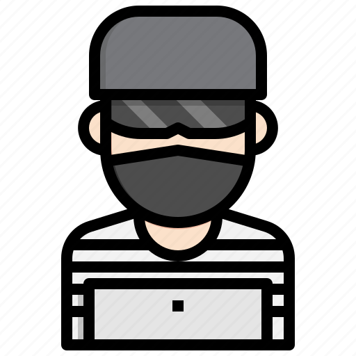 Hackers, user, professions, jobs, criminal icon - Download on Iconfinder
