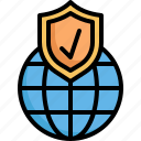 protection, internet, network, networking, shield, grid, world