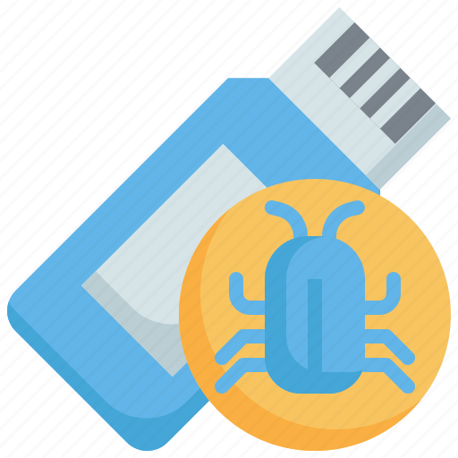 Usb, bug, flash, drive, disk, malware, virus icon - Download on Iconfinder