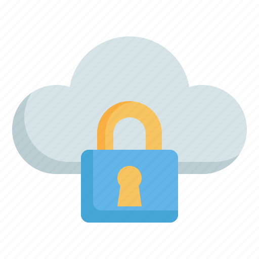 Web, cloud, lock, protection, security, hosting, computing icon - Download on Iconfinder