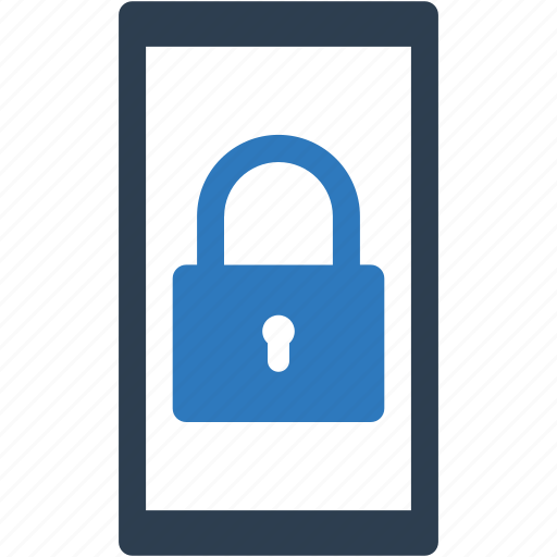 Mobile, phone, lock, locked, security icon - Download on Iconfinder