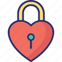 heart lock, padlock, lock, safety, cyber safety, protection, security