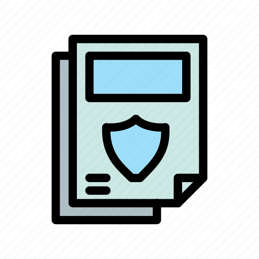 Book, cyber, protection, security, shield icon - Download on Iconfinder