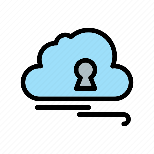 Cloud, cloudy, cyber, security icon - Download on Iconfinder