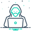 hacker, criminal, thief, fraud, spy, burglar, cyber crime 