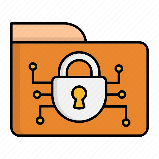 Cyber security, encryption, folder, network protection, security, smart, technology icon - Download on Iconfinder