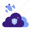 cloud, databreach, ddos attack, malware, shield 