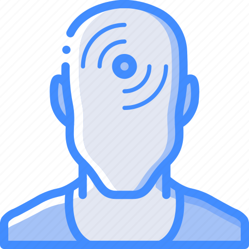Chip, cybernetics, head, rfid icon - Download on Iconfinder