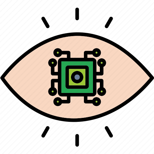 Bionic, contact, artificial, eye, lens, technology, icon icon - Download on Iconfinder