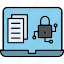 encrypted, data, lock, padlock, password, protected, icon 