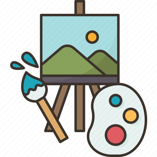 Painting, art, creativity, hobby, leisure icon - Download on Iconfinder