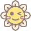 happy, wink, flower, daisy, blossom, smile 