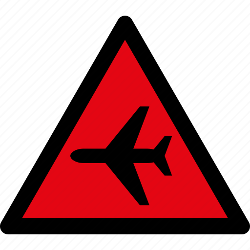 Aircraft, danger, warning, attention, caution, hazard, airplane icon - Download on Iconfinder