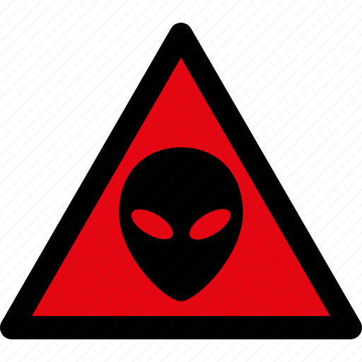 Alien, danger, warning, caution, hazard, ufo, visitors icon - Download on Iconfinder