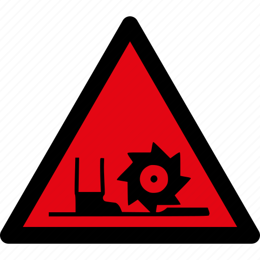 Auger, danger, warning, attention, caution, safety, saw icon - Download on Iconfinder