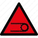 chain, danger, warning, attention, caution, hazard, safety