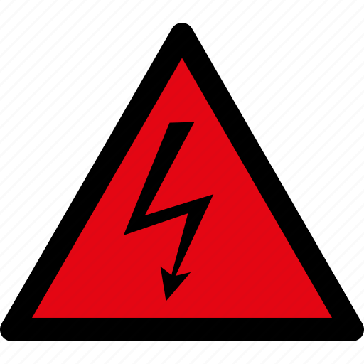 Danger, electric, hazard, shock, warning, electricity, high voltage icon - Download on Iconfinder