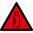 bottle, danger, gas, warning, attention, caution, hazard