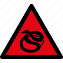 danger, snakes, warning, attention, caution, hazard, snake