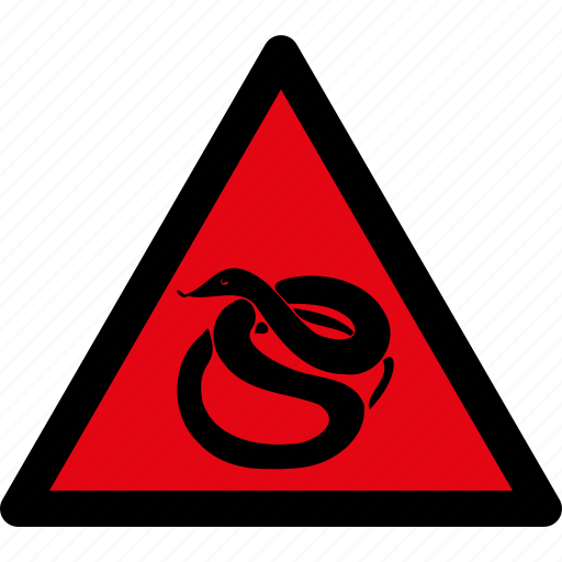 Danger, snakes, warning, attention, caution, hazard, snake icon - Download on Iconfinder