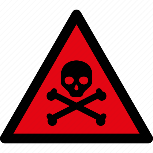 Danger, toxic, warning, attention, caution, hazard, skull icon - Download on Iconfinder