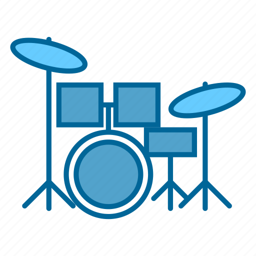 Drums, band, group, music, percussion, rock, song icon - Download on Iconfinder