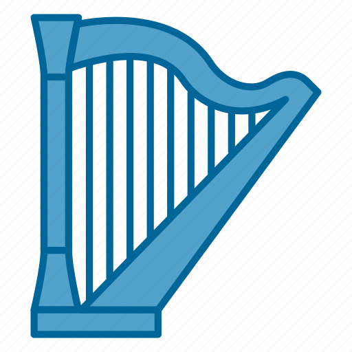 Classical music, harp, instrument, instruments, music, song, strings icon - Download on Iconfinder