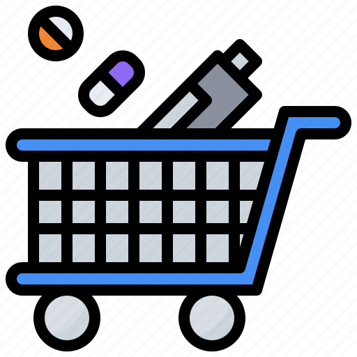 Cart, commerce, drugs, shopping, weapons icon - Download on Iconfinder
