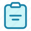 clipboard, document, report, paper, file, format, graph, page 