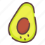 healthy, avocado, fruit 