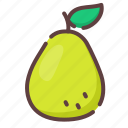 healthy, fresh, pear, fruit