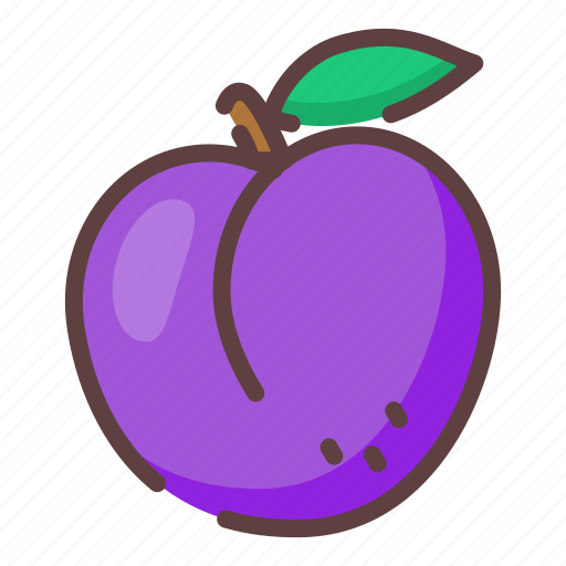Healthy, fresh, plum, fruit icon - Download on Iconfinder