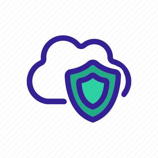 Cloud, guard, safe, security, shield icon - Download on Iconfinder